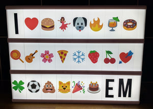 A4 Light Box Emoji's