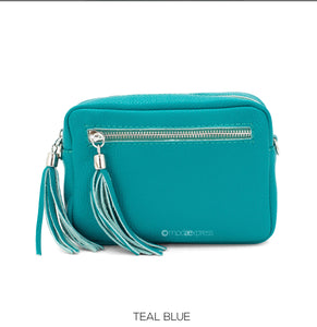 Leather Crossbody Bag With Detachable Strap