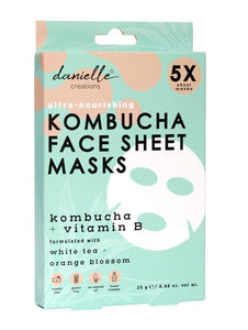 Kombucha Sheet Face Masks - Pack Of 5
