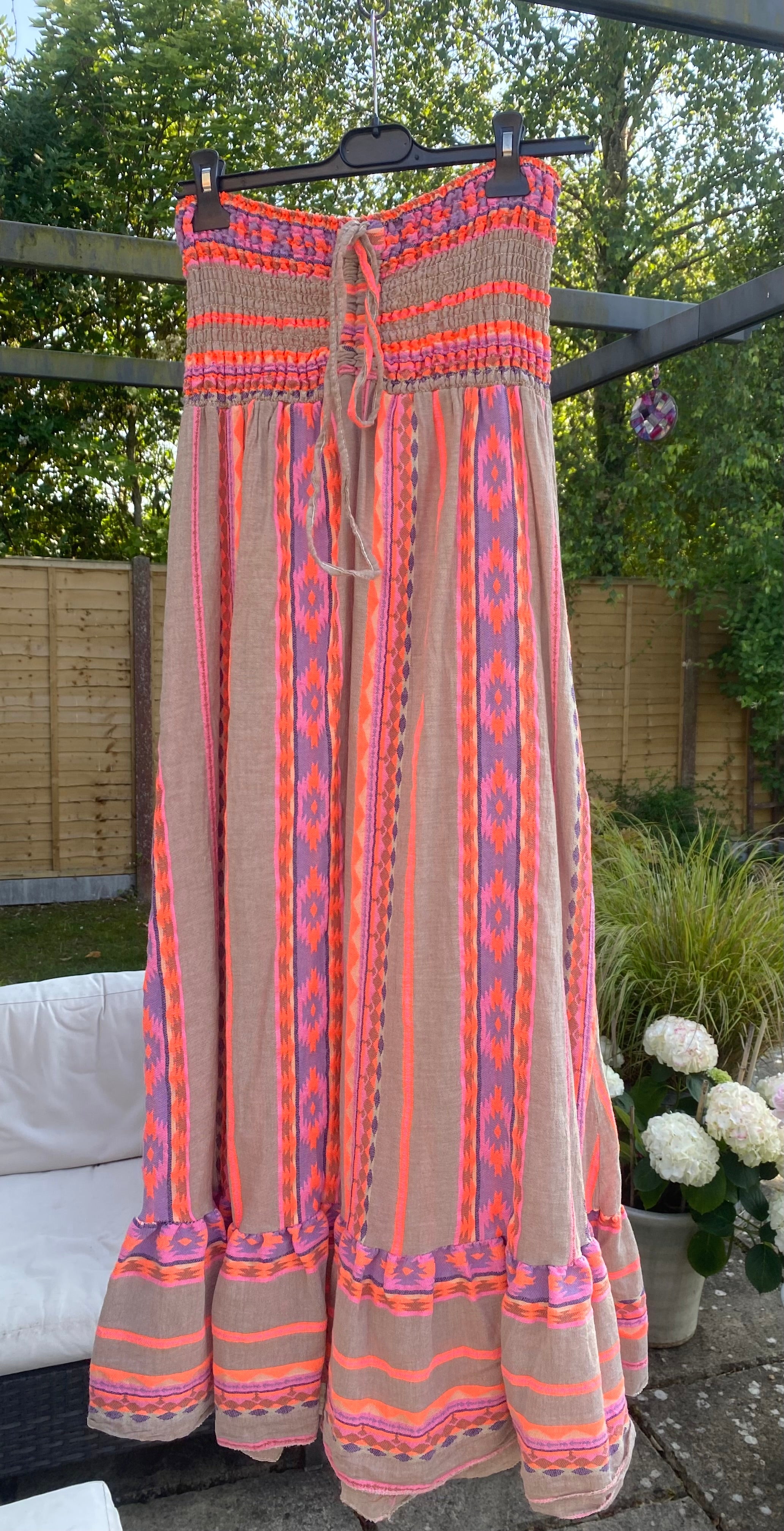 Aztec Bandeau/Halterneck Dress - Various Colours