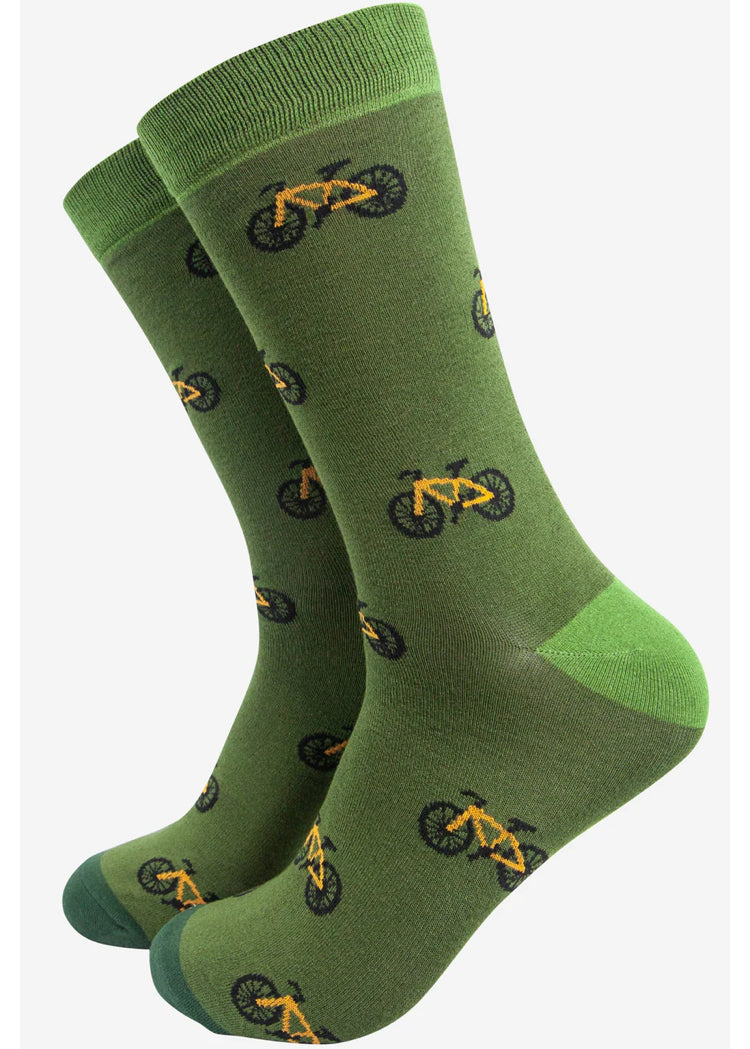 Mens Bamboo Socks Gift Set - Mountain Biking