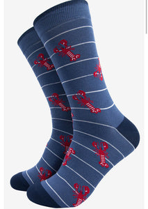 Mens Bamboo Socks Gift Set - Lobster