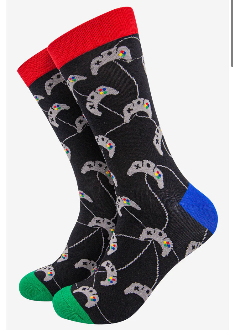 Mens Bamboo Socks Gift Set - Gaming