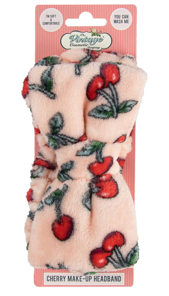 Vintage Cherry Make Up Head Band