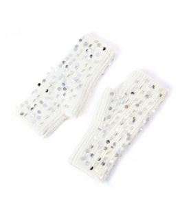 Fingerless Gloves  - Cream