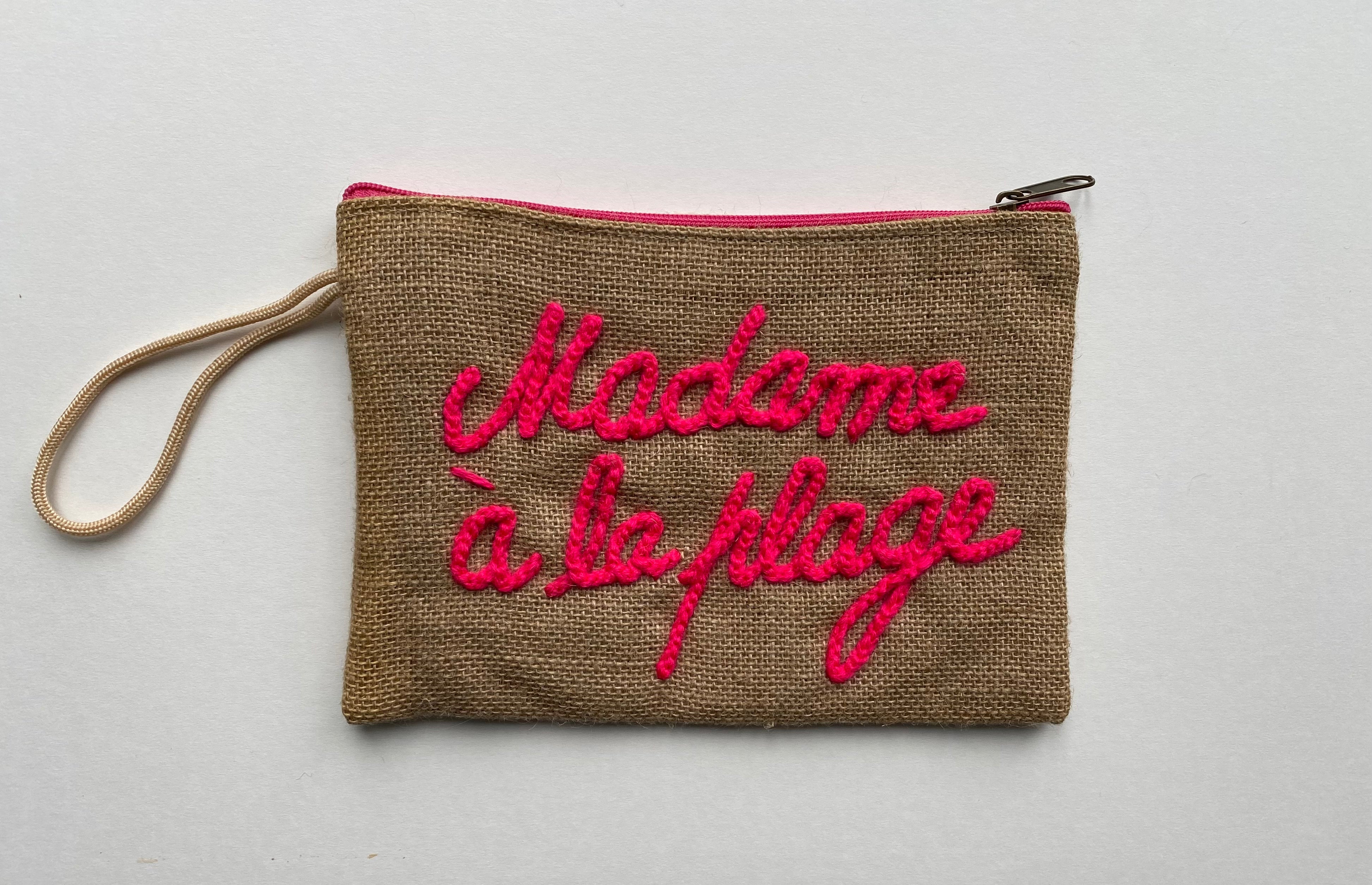 Madame A La Plage Raffia Clutch - Various Colours