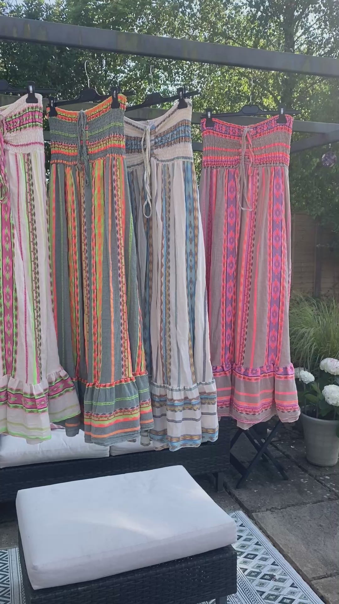 Aztec Bandeau/Halterneck Dress - Various Colours