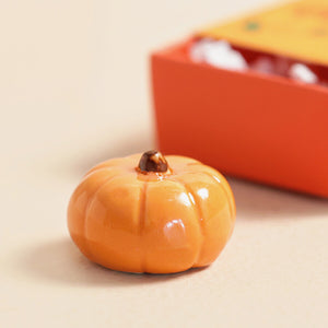 Ceramic Matchbox Token - Pumpkin