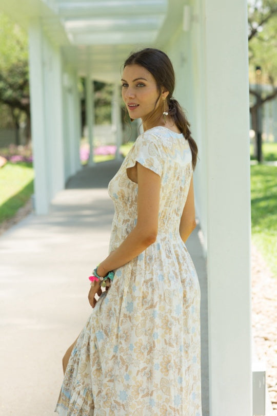 Floral Print Maxi Dress