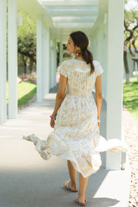 Floral Print Maxi Dress