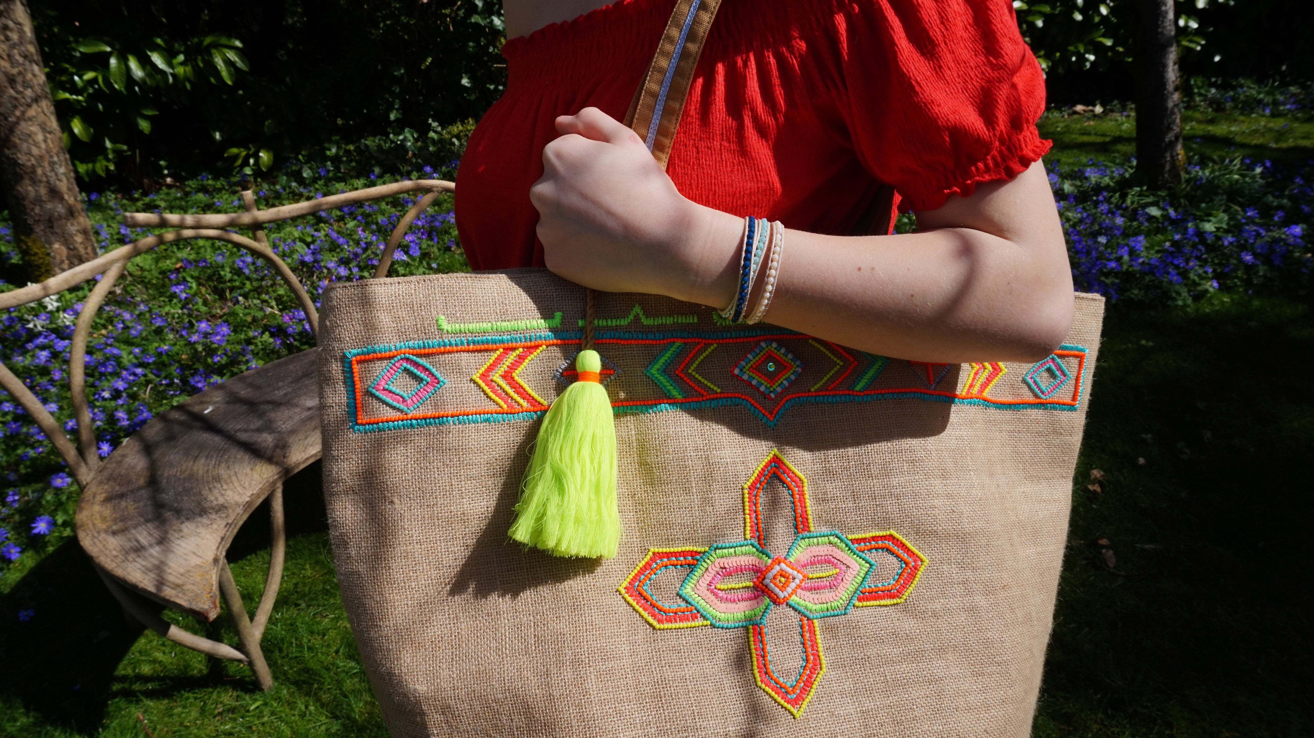 Fluoro Beach Bag