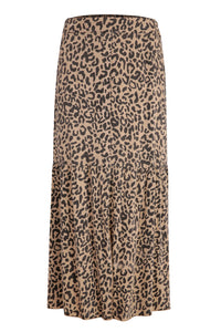 Leopard Print Maxi Skirt