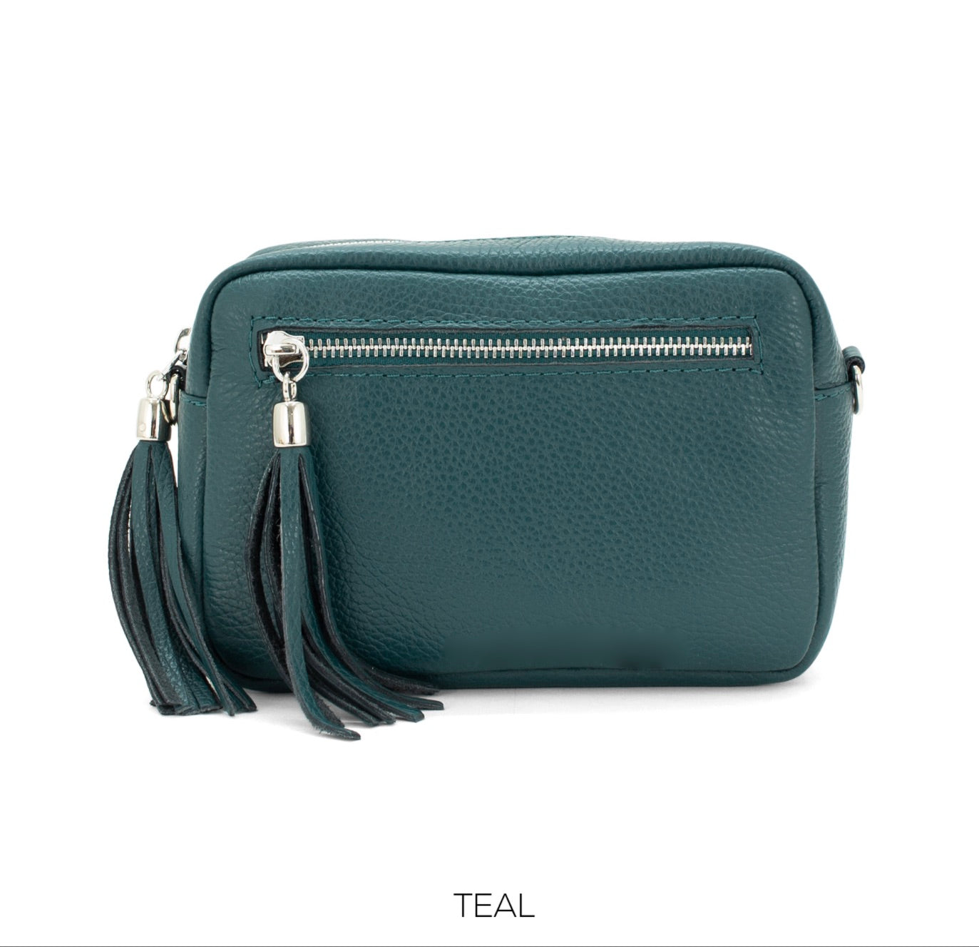 Leather Crossbody Bag With Detachable Strap