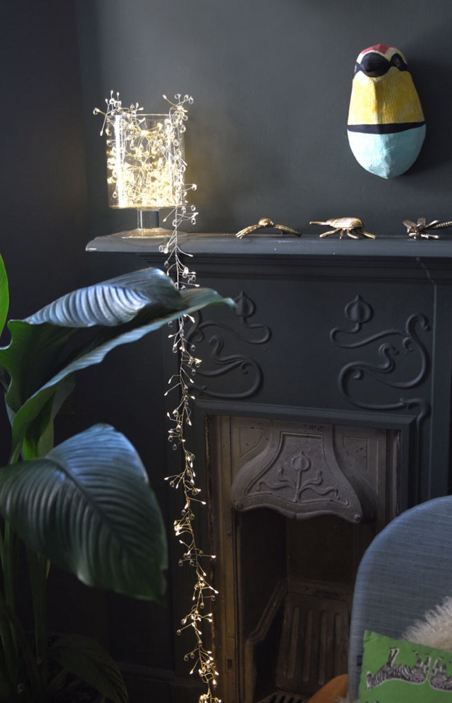Crystal Cluster Fairy Lights, Battery Operated