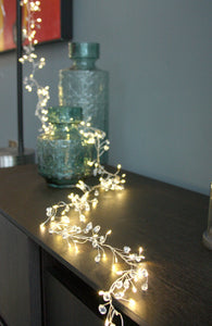 Crystal Cluster Fairy Lights, Battery Operated