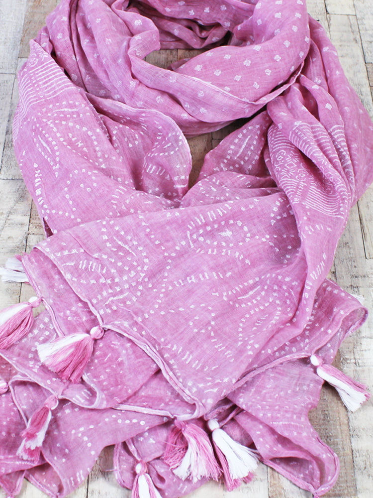 Hand Block Printed Scarf/Sarong