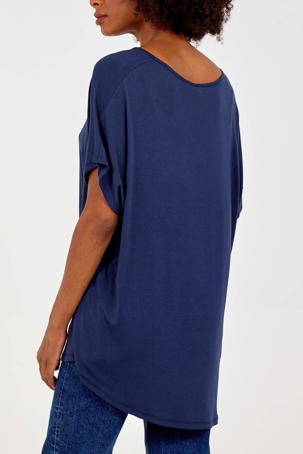 Oversized Plain T Shirt