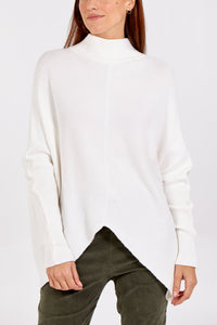 Turtle Neck Jumper - Cream