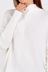 Turtle Neck Jumper - Cream