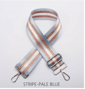 Bag Strap - Stripe Pale Blue