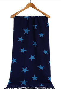 Stars Two Tone Winter Scarf