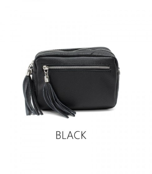 Leather Crossbody Bag With Detachable Strap