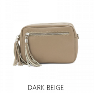 Leather Crossbody Bag With Detachable Strap