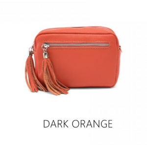 Leather Crossbody Bag With Detachable Strap