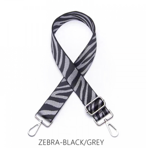 Bag Strap - Zebra Black/Grey