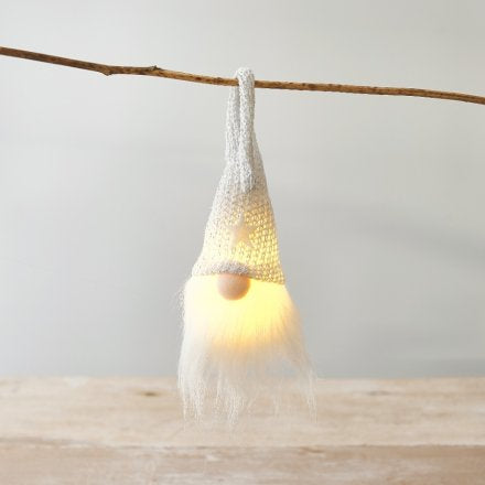 Small Sitting Light Up Gonk Christmas Decoration