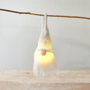 Small Sitting Light Up Gonk Christmas Decoration