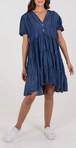 Denim Smock Dress Service Denim Smock Dress Service