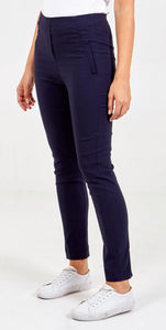Navy stretch trousers 