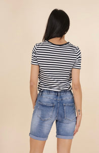 Melly & Co Shorts- Denim Blue