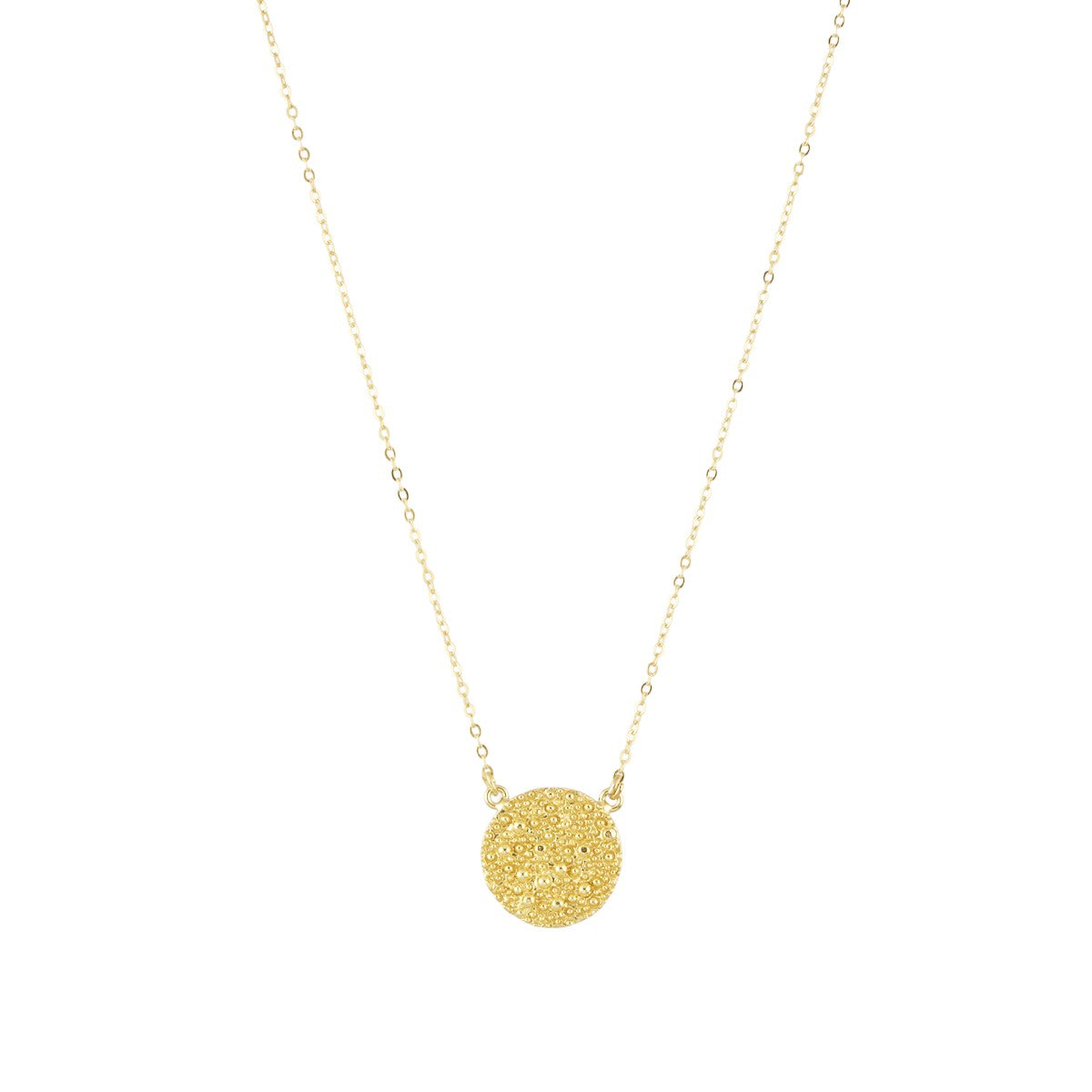 22 Carat Gold Plated Coin Necklace
