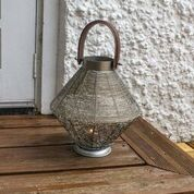 Wire mesh candle lantern 