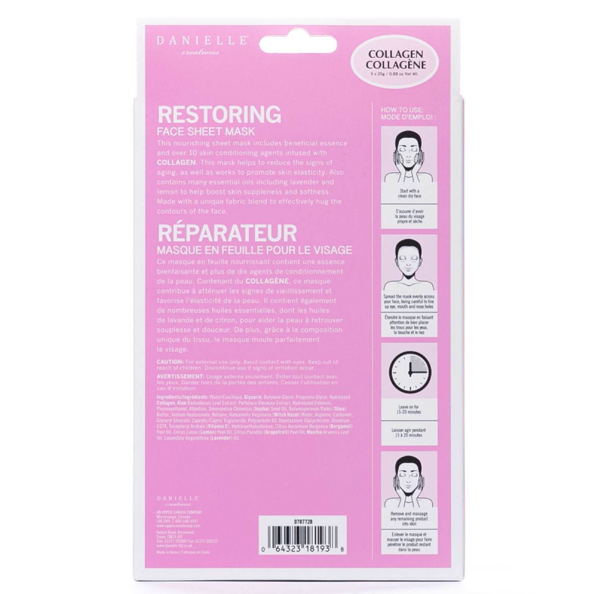 Collagen Restoring Face Mask - 5 In Pack