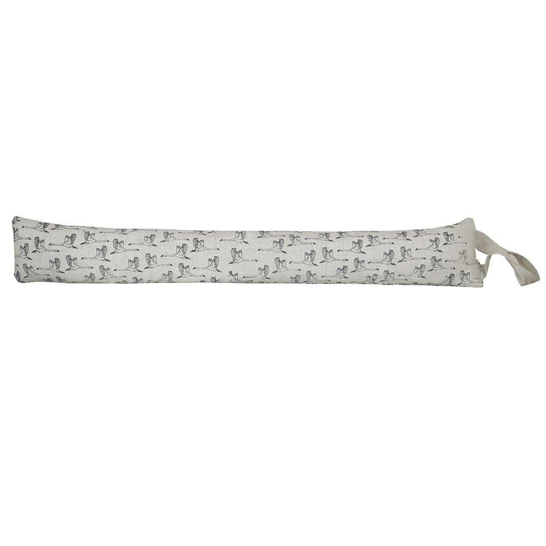 In Flight Draught Excluder - Grey Swan